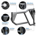 18C WRANGLER UNLIMITED/00C GLADIATOR TEXTURED BLACK MIRROR MOUNT TUBULAR FRONT & REAR DOORS ONLY