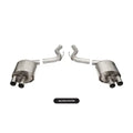 Corsa 2015-2020 Ford Mustang GT350/R 5.2L V8 Dual Rear Axle-Back- Stainless Dual Rear Exit