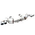 AWE Tuning 2020 Chevrolet Corvette (C8) Touring Edition Exhaust - Quad Chrome Silver Tips