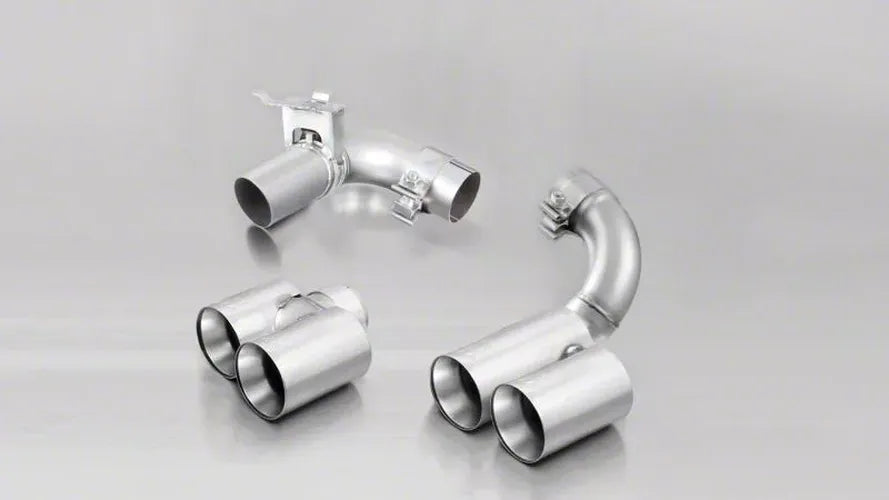 Remus 2012 BMW 3 Series F30/F31 2.0L (B48B20) Axle Back Exhaust w/Chrome Tail Pipe Set