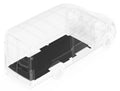 FORD TRANSIT 130 TEMP SHIELD THERMAL INSULATION FULL KIT GREY MID ROOF