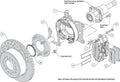 Wilwood Dynapro Dust-Boot P/S Park Brake Kit Small Ford 2.66in Offset