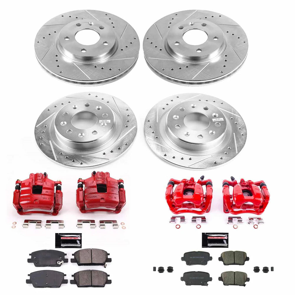 Power Stop 19-20 Buick Regal Sportback Front & Rear Z23 Evolution Sport Brake Kit w/Calipers