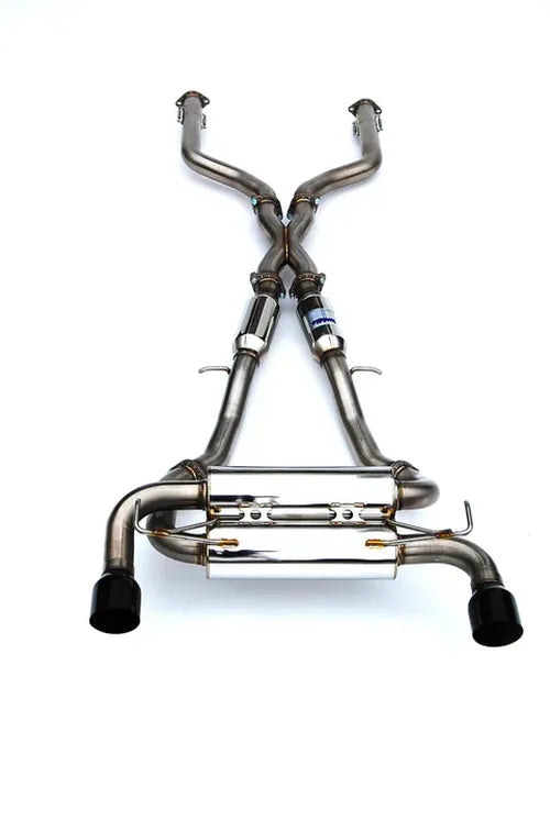Invidia 2022+ Nissan Z 70mm Gemini Cat Back Exhaust - Rolled SS Tips