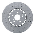 R1 11-22 Mercedes-Benz E63 AMG Front Drilled & Slotted Geo-Carbon Series Rotor