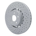 R1 11-22 Mercedes-Benz E63 AMG Front Drilled & Slotted Geo-Carbon Series Rotor