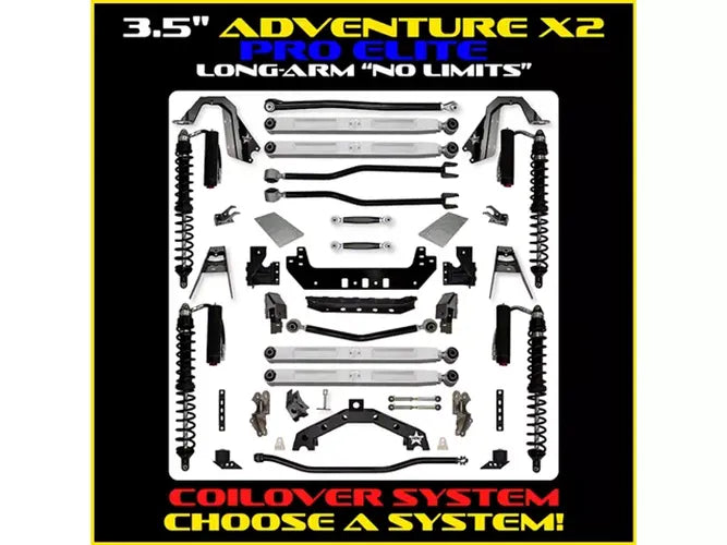 18C WRANGLER JL 4DR 3.5IN LONG ARM COIL OVER SUSPENSION W/ FAST CD ADJUSTERS FR
