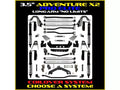 18C WRANGLER JL 4DR 3.5IN LONG ARM COIL OVER SUSPENSION W/ FAST CD ADJUSTERS FR