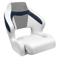 WISE 3338 BAJA XL BUCKET SEAT W/ FLIP UP BOLSTER WHITE/MARBLE/MIDNIGHT