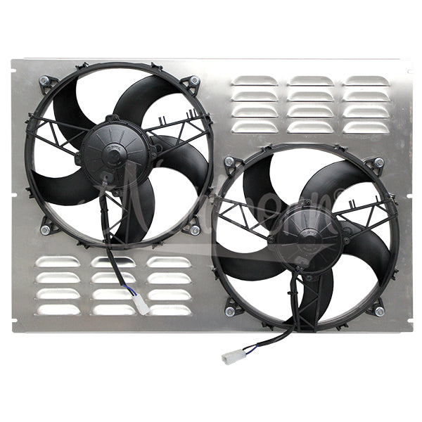 DUAL 11IN HIGH CFM ELEC. FAN & SHROUD ASSY.
