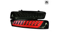 LED TAIL LIGHT CHROME HOUSING SMOKE LENS WITH LIGHT BAR