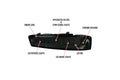 LED TAIL LIGHT CHROME HOUSING SMOKE LENS WITH LIGHT BAR