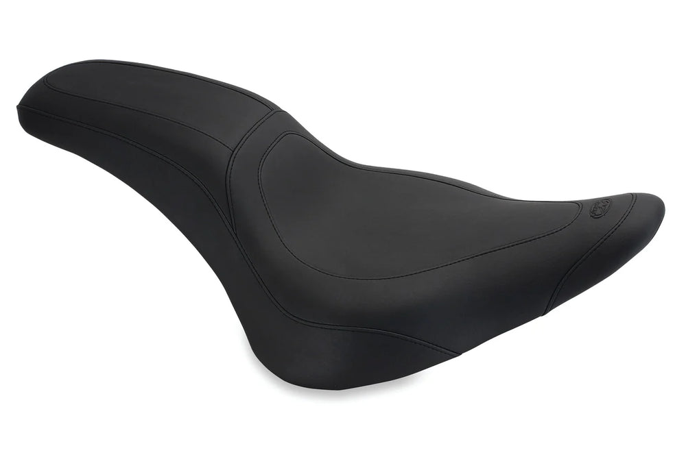 Mustang 13-17 Harley Softail Breakout Tripper Fastback 1PC Seat Tuck & Roll - Black