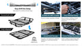 ALL ROOF 3D TRANSFORMING ROOF BASKET(52INx4INx8IN)CARBON STEEL BLACK