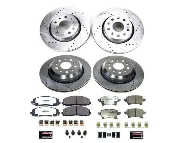 Power Stop 2021 Jeep Wrangler Front & Rear Z23 Evolution Brake Kit