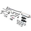 1520 FORD F150 CATBACK EXHAUST SYSTEM RAW TUBE W/BLACK TIPS