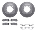 R1 Concepts E- Line Series Brake Rotor with Ceramic Brake Pads Hdw Fits Ford F-350