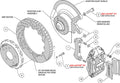 Wilwood Narrow Superlite 6R Front Hat Kit 13.06in Drilled E36 BMW M3