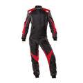 OMP One Evo X Overall Silver/Black - Size 48 (Fia 8856-2018)