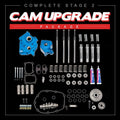 S&S Cycle 2017+ M8 Models Gear Drive 550G Cam Chest kit w/ Chrome Pushrod Tubes - Oil Cooled