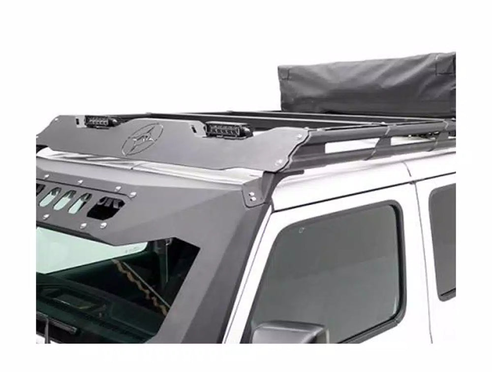 FAB FOURS INC. 20C GLADIATOR OVERLAND RACK EXTENSION ACCESSORY BARE STEEL