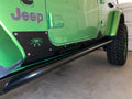 Rock Hard 4x4 Patriot Series Tube Slider Rocker Guards Angled Up for Jeep Wrangler JL 4DR 2018 - Current [RH-90104]