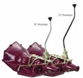 ES SHIFTER FORD AODE/4R70W BLACK 8'
