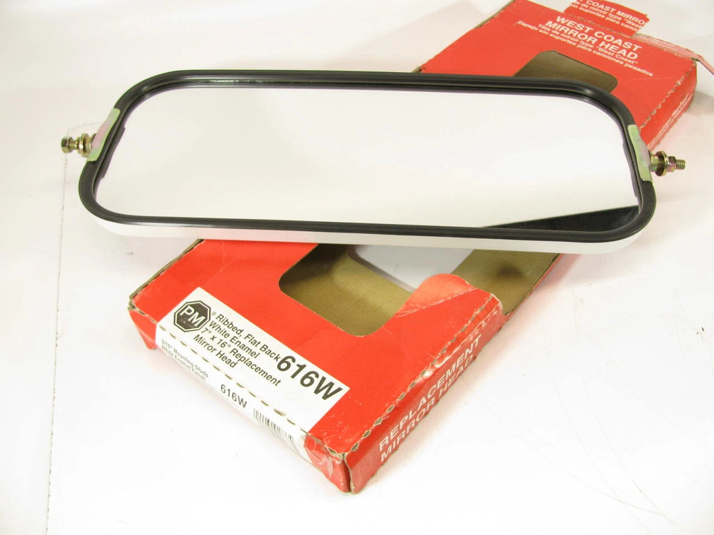 MIRROR HEAD RIBBED BLK 7X16