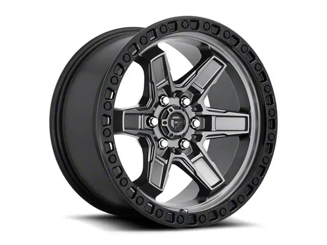 ~(31 lbs. 20X20X12)~ KICKER 17x9 6x135.00 MATTE GUN METAL BLACK BEAD RING (1 mm)