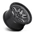 ~(39 lbs. 21X21X12)~ AMMO 18x9 5x127.00 MATTE GUN METAL BLACK BEAD RING (13 mm)