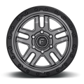 ~(39 lbs. 21X21X12)~ AMMO 18x9 5x127.00 MATTE GUN METAL BLACK BEAD RING (13 mm)