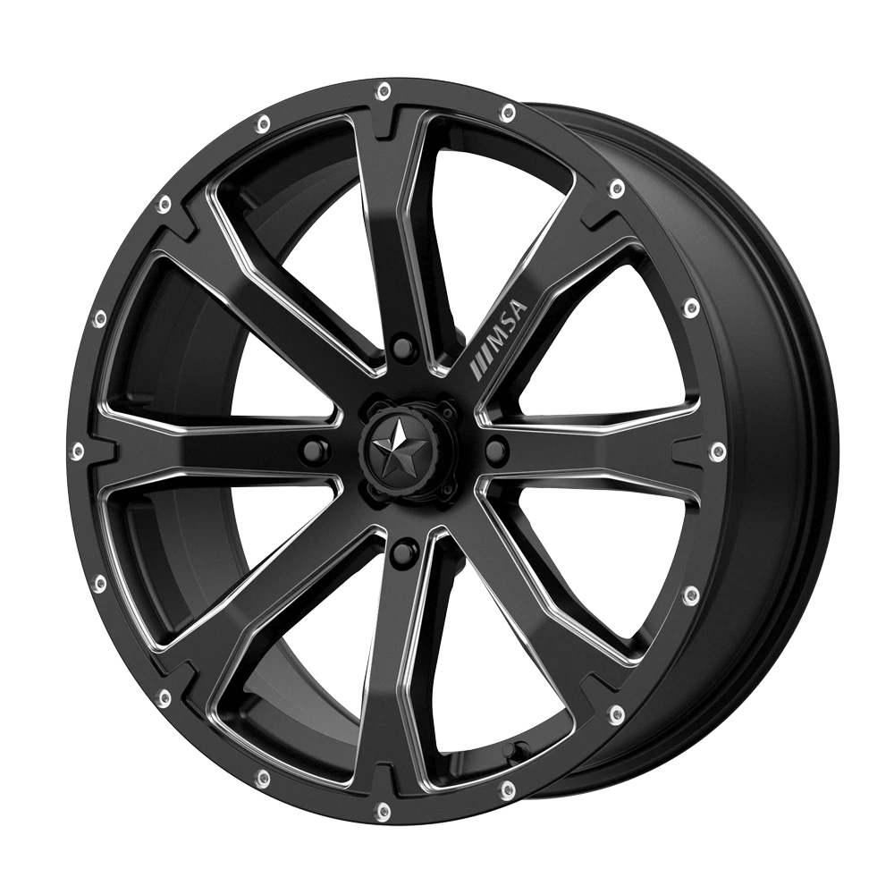 M42 18X7 4X137 S-BLK MILL 10MM