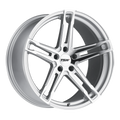 ~(25 lbs. 20X20X10)~ TSW MECHANICA 18x8.0 5/100 ET35 CB72.1 SILVER W/MIRROR CUT FACE