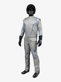 Suit Precision II 2X- Small Black/Blue
