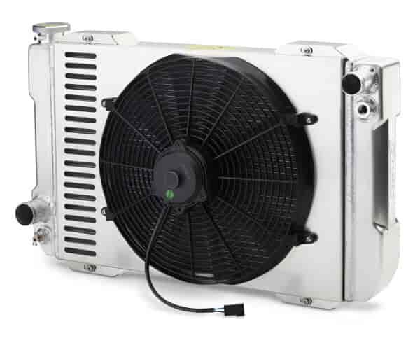 123 SERIES RADIATOR SYSTEM UNIVERSAL FORD 26IN CORE SHROUD & FAN MANUAL TRANSM
