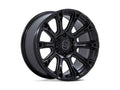 BR020 17X9 5X4.5 M-BLK 12MM