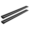 19C SILVERADO/SIERRA 1500/2500/3500 CREW CAB ALUMINUM HD RUNNING BOARDS BLACK TEXT