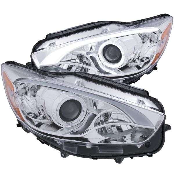 1314 MAZDA CX5 PROJECTOR HEADLIGHTS W/ HALO CHROME W/ AMBER