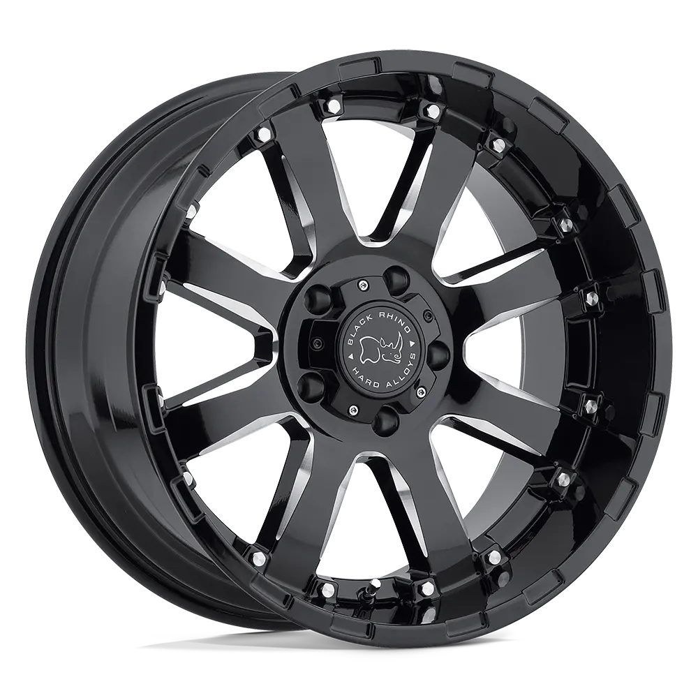 BRSRA 18X9 6X135 G-BLK-MILL 12MM