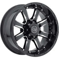 BRSRA 18X9 6X135 G-BLK-MILL 12MM