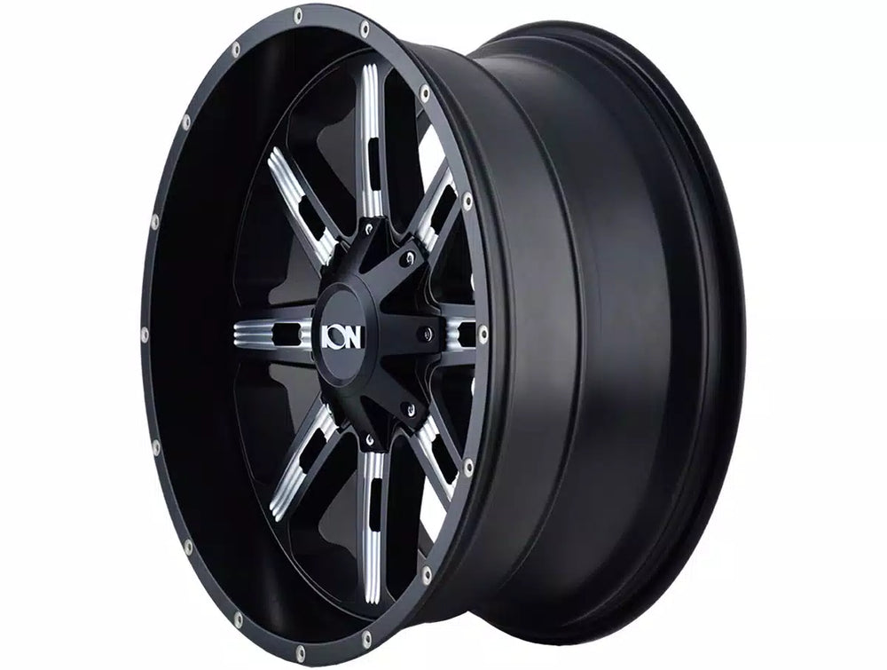 184 (184) SATIN BLK/MILLED SPOKES 2