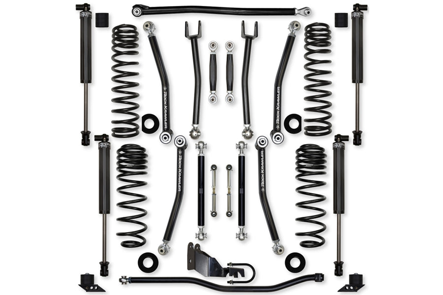 18C WRANGLER JL 2DR 4.5IN TREX NO LIMITS HYBRID SYS S1 FRONT & REAR