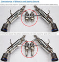 HKS cat-back exhaust detail