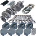 Eagle Chrysler RB 8 Bolt 3.750in Crank 6.760in H-Beam -6cc Flat Top 4.375in Piston Rotating Assembly