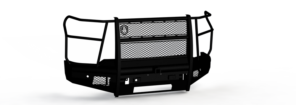 2023 SILVERADO 2500/3500 HD VAQUERO FRONT NON WINCH BUMPER FULL GUARD 2IN RECEIVER TEXTURE BLACK
