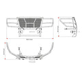 RUGGED HEAVY DUTY GRILLE GUARD KIT