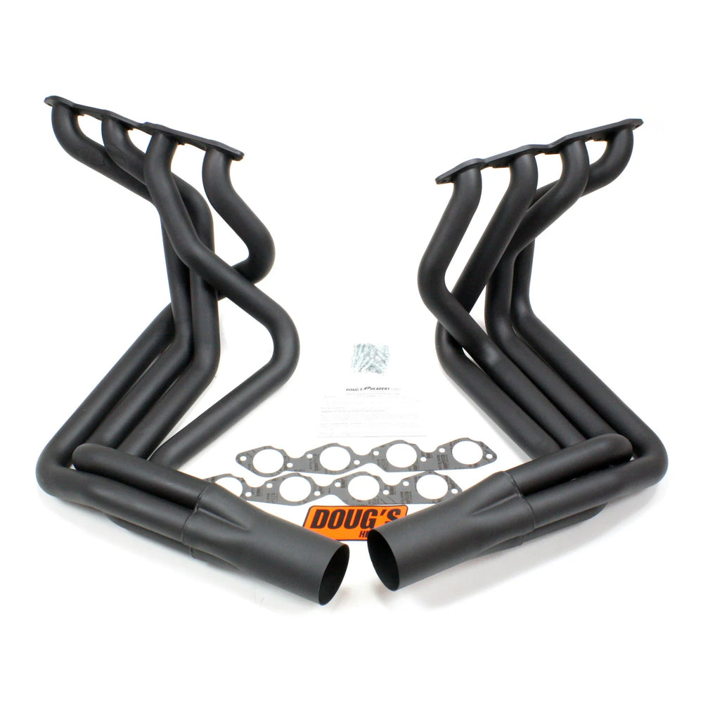 BBC Side Mount Headers - Silver - 63-82 Vette