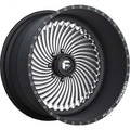 FF001 22X10 BLANK BLACK -25MM (114-