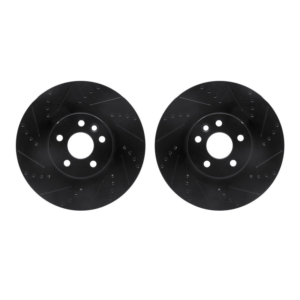 R1 Concepts Brake Rotor- D/S - Black Fits Land Rover