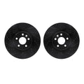 R1 Concepts Brake Rotor- D/S - Black Fits Land Rover